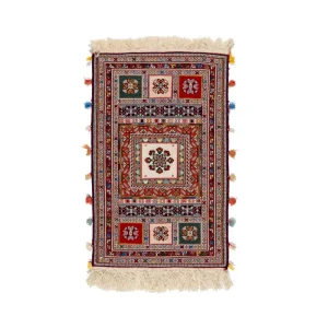 kilim with squre medallion and border