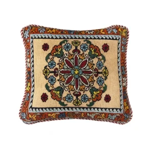 Camel brown kilim cushion